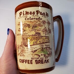 Vintage Pikes Peak Colorado Mug Coffee Break